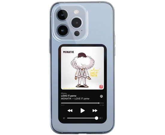 TPU чехол Music style для Apple iPhone 12 Pro / 12 (6.1") Monatik