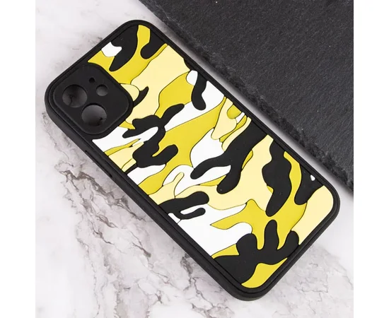 Чохол TPU+PC Army Collection для Apple iPhone 12 (6.1") Жовтий