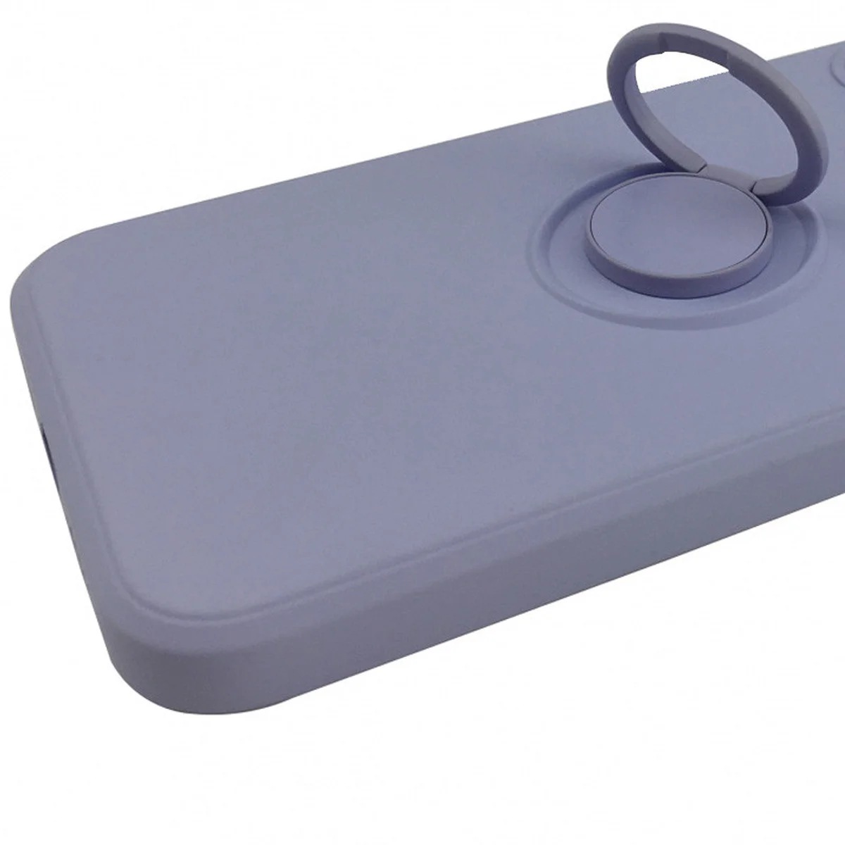 Чохол TPU Candy Ring Full Camera для Apple iPhone 12 Pro (6.1 ") Сірий / Lavender