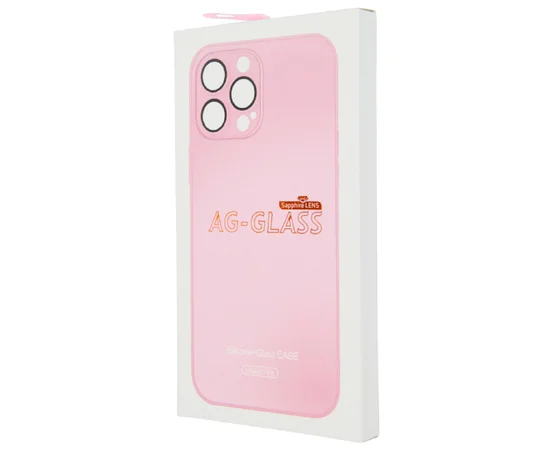 Чехол TPU+Glass Sapphire matte case для Apple iPhone 12 Pro (6.1") Chanel Pink