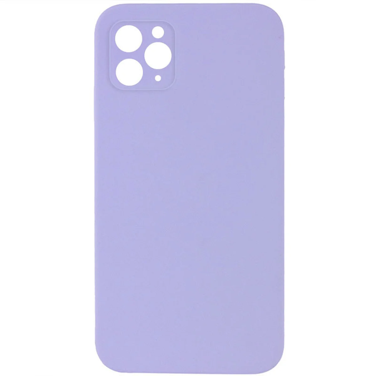 Чохол Silicone Case Lakshmi Square Full Camera для Apple iPhone 12 (6.1") Бузковий / Dasheen