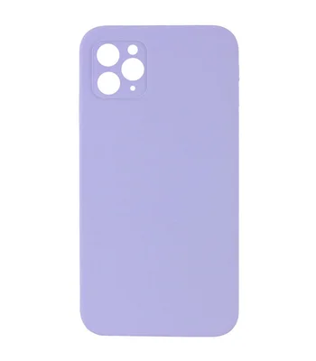 Чехол Silicone Case Lakshmi Square Full Camera для Apple iPhone 12 (6.1") Сиреневый / Dasheen