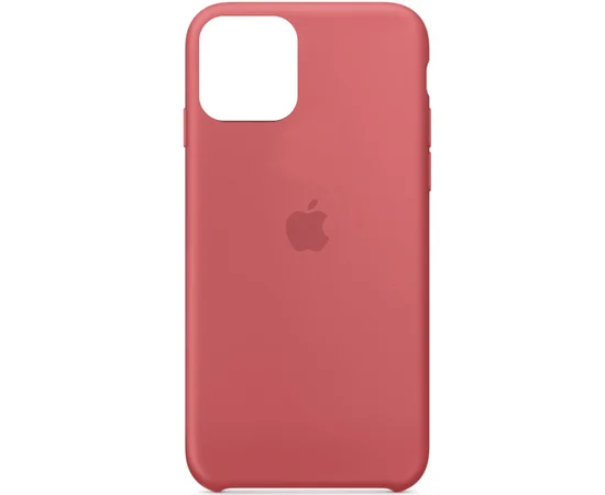 Чехол Silicone Case (AA) для Apple iPhone 12 Pro / 12 (6.1") Красный / Camellia