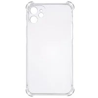 TPU чехол GETMAN Ease logo усиленные углы для Apple iPhone 12 (6.1") Прозрачный / Transparent