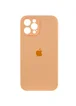 Чехол Silicone Case Full Camera Protective (AA) для Apple iPhone 12 Pro (6.1") Оранжевый / Cantaloupe