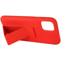 Чехол Silicone Case Hand Holder для Apple iPhone 12 Pro / 12 (6.1") Красный / Red