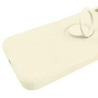 Чехол TPU Candy Ring Full Camera для Apple iPhone 12 Pro (6.1") Бежевый / Antigue White