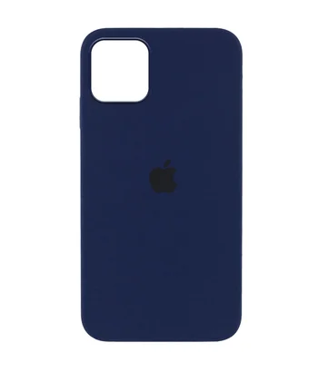 Чохол Silicone Case Full Protective (AA) для Apple iPhone 12 Pro / 12 (6.1 ") Синій / Deep navy