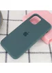 Чехол Silicone Case Full Protective (AA) для Apple iPhone 12 Pro / 12 (6.1") Зеленый / Pine green