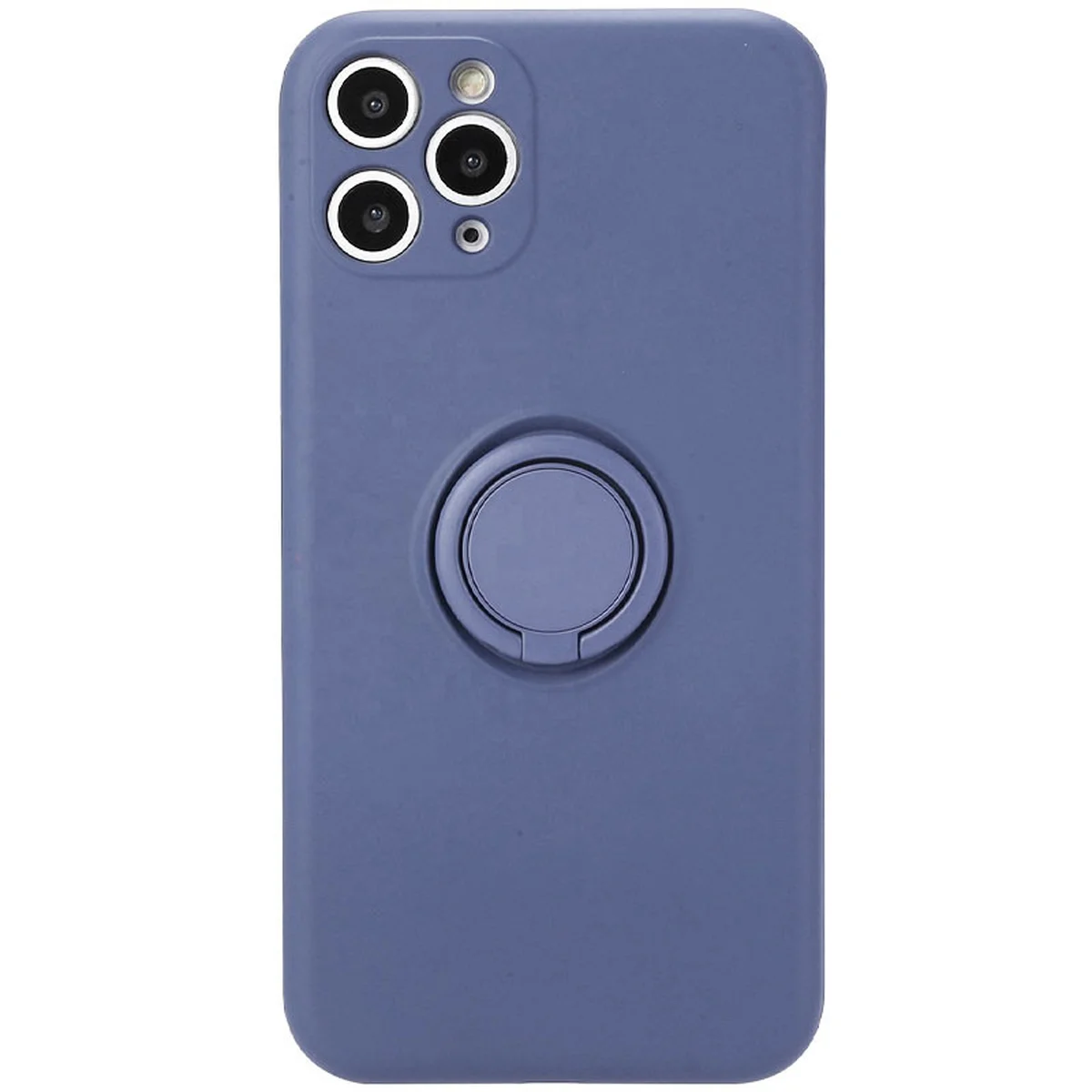 Чохол TPU Candy Ring Full Camera для Apple iPhone 12 Pro (6.1 ") Сірий / Lavender