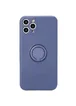 Чехол TPU Candy Ring Full Camera для Apple iPhone 12 Pro (6.1") Серый / Lavender