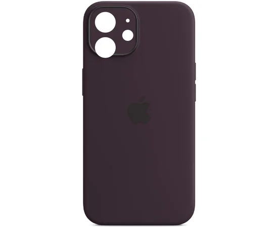 Чохол Silicone Case Full Camera Protective (AA) для Apple iPhone 12 (6.1") Фіолетовий / Elderberry
