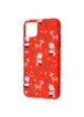 TPU чехол WAVE Fancy для Apple iPhone 12 Pro / 12 (6.1") Santa Claus and Deer / Red