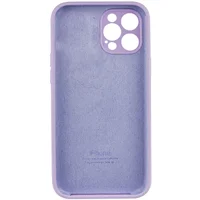 Чехол Silicone Case Full Camera Protective (AA) для Apple iPhone 12 Pro (6.1") Сиреневый / Lilac