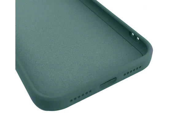 Чехол TPU Candy Ring Full Camera для Apple iPhone 12 (6.1") Зеленый / Pine green