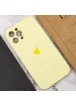 Чохол Silicone Case Full Camera Protective (AA) Apple iPhone 12 Pro (6.1") Жовтий / Mellow Yellow