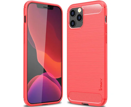 TPU чехол iPaky Slim Series для Apple iPhone 12 Pro / 12 (6.1") Красный