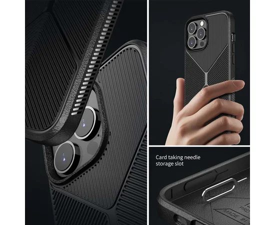 Чехол TPU BlackWood для Apple iPhone 12 Pro / 12 (6.1") Черный