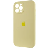 Чохол Silicone Case Full Camera Protective (AA) Apple iPhone 12 Pro (6.1") Жовтий / Mellow Yellow