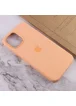 Чехол Silicone case (AAA) full with Magsafe and Animation для Apple iPhone 12 Pro / 12 (6.1") Оранжевый / Cantaloupe