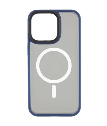 TPU+PC чохол Metal Buttons with MagSafe для Apple iPhone 12 Pro / 12 (6.1") Синій