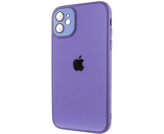 Чехол TPU+Glass Sapphire Midnight для Apple iPhone 12 (6.1") Сиреневый / Dasheen