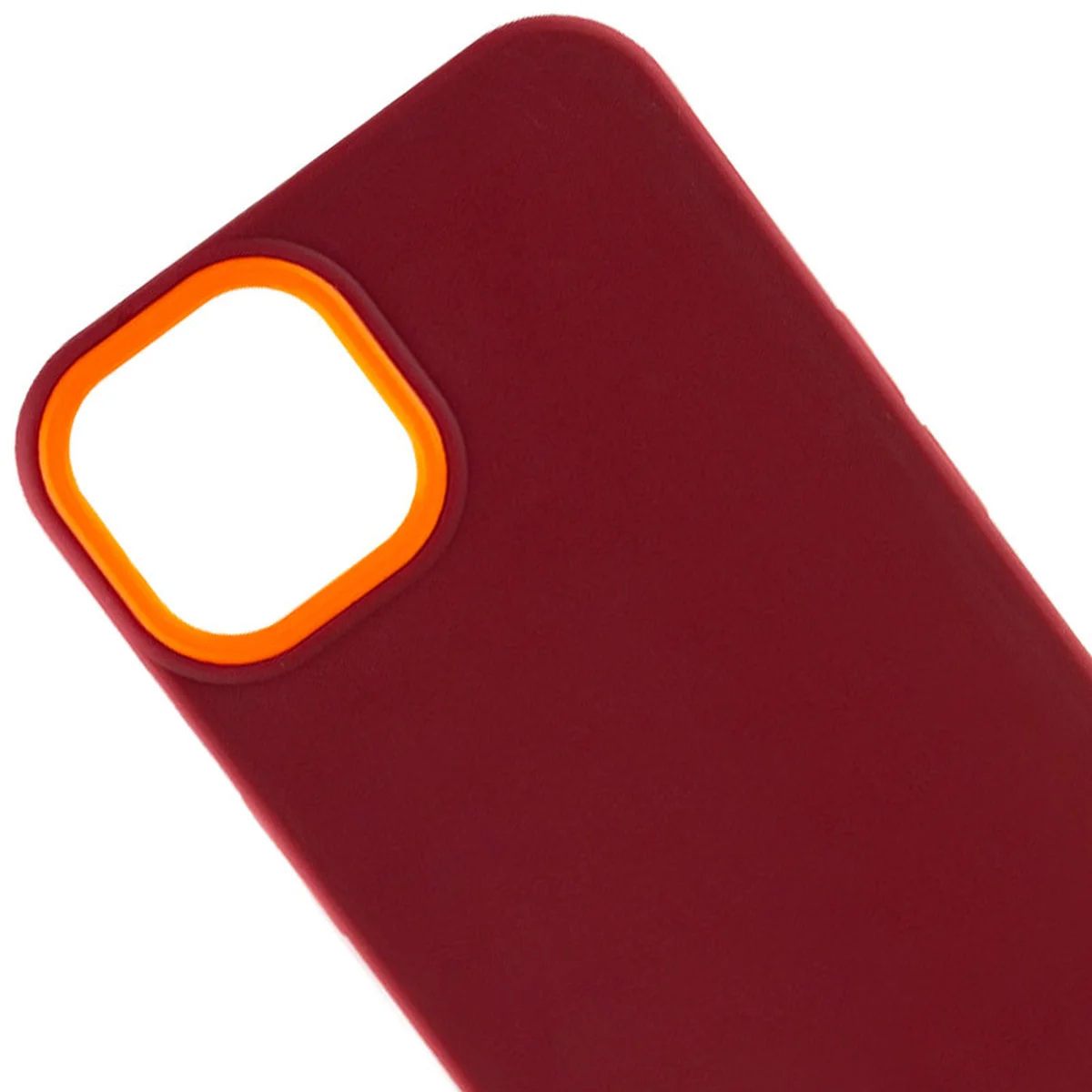Чехол TPU+PC Bichromatic для Apple iPhone 12 Pro / 12 (6.1") Brown burgundy / Orange
