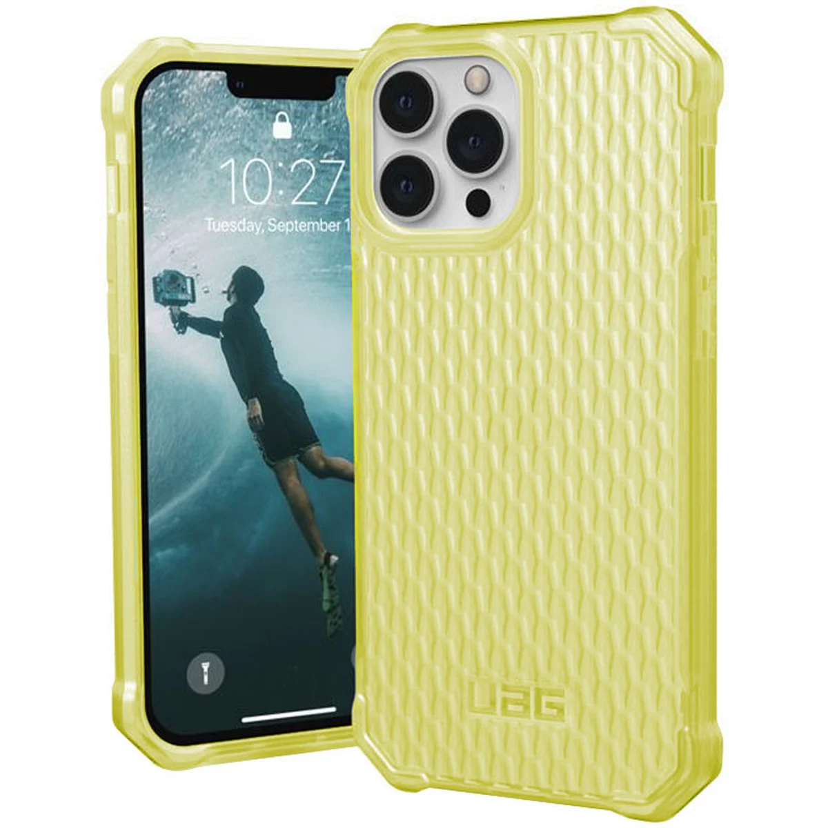 Чехол TPU UAG ESSENTIAL Armor для Apple iPhone 12 Pro / 12 (6.1") Желтый