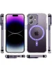 Чехол TPU+PC Colorful with MagSafe для Apple iPhone 12 (6.1") Purple