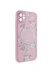 TPU+PC чехол Secret Garden with MagSafe для Apple iPhone 12 (6.1") Pink