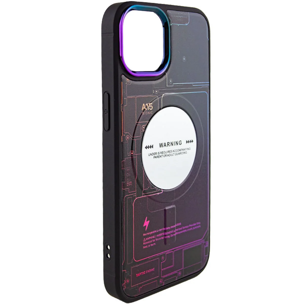 TPU+PC чехол Funny pictures with MagSafe для Apple iPhone 12 Pro / 12 (6.1") What is hidden