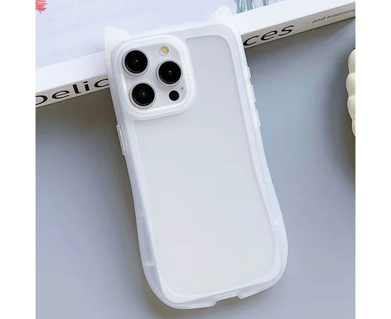 Чехол TPU Cat для Apple iPhone 12 Pro / 12 (6.1") Transparent