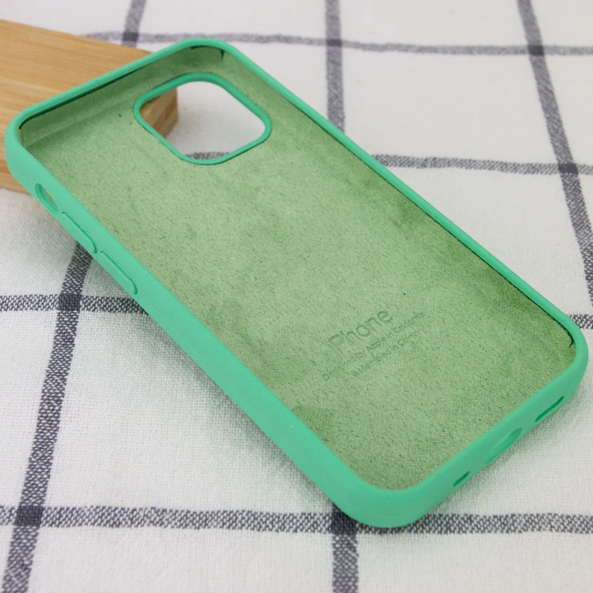 Чохол Silicone Case Full Protective (AA) для Apple iPhone 12 Pro / 12 (6.1 ") Зелений / Spearmint