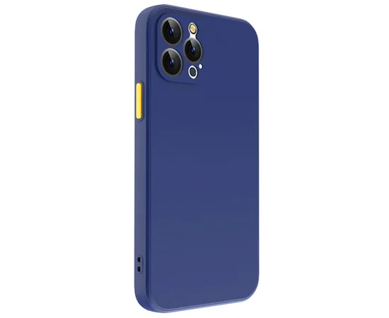 Чехол TPU Square Full Camera для Apple iPhone 12 Pro (6.1") Синий