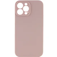 Чехол Silicone Case Lakshmi Square Full Camera для Apple iPhone 12 Pro (6.1") Розовый / Pink Sand
