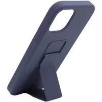 Чехол Silicone Case Hand Holder для Apple iPhone 12 Pro / 12 (6.1") Темно-синий / Midnight blue