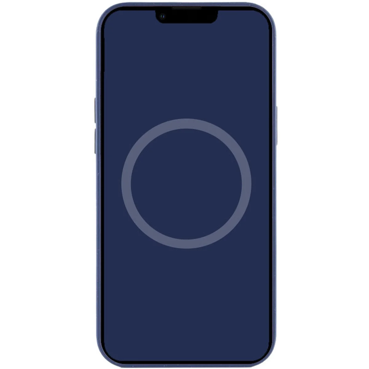 Чохол Silicone case (AAA) full with Magsafe and Animation для Apple iPhone 12 Pro / 12 (6.1") Синій / Navy blue
