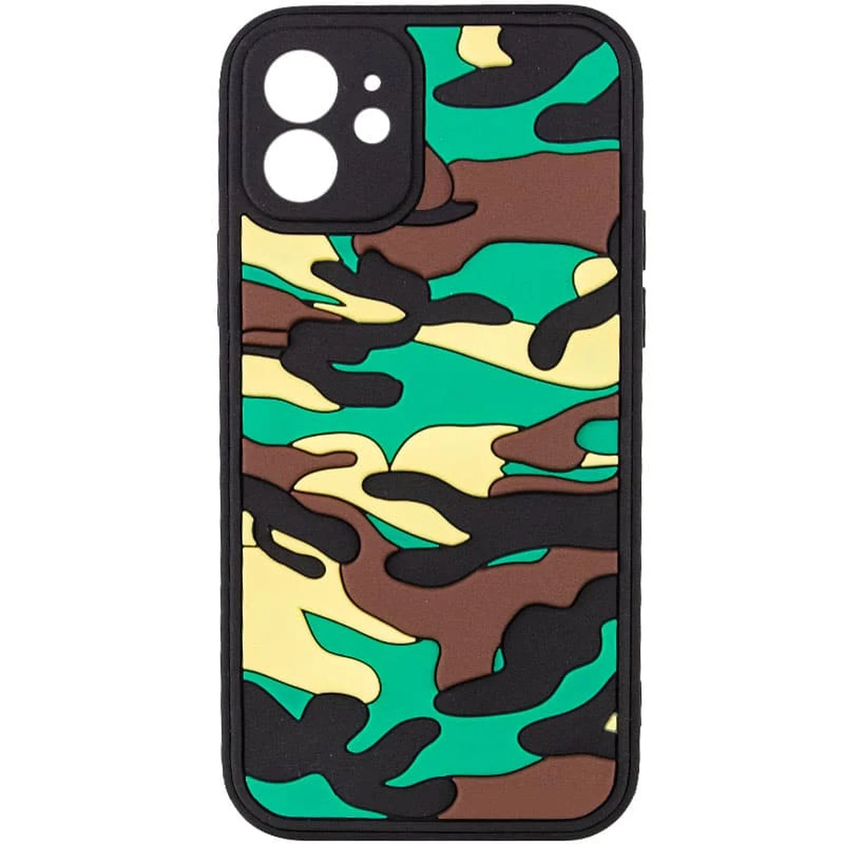 Чохол TPU+PC Army Collection для Apple iPhone 12 (6.1") Зелений