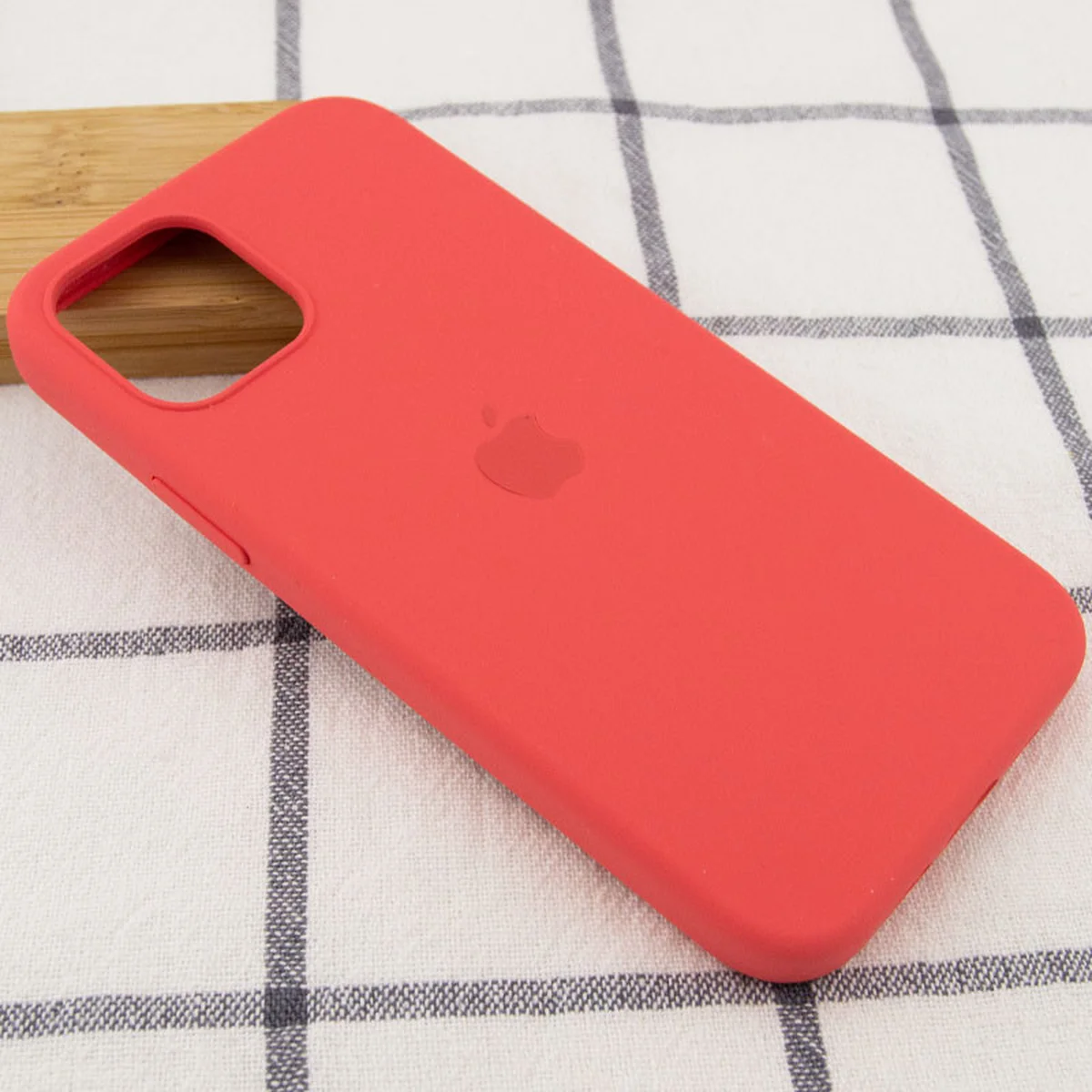 Чехол Silicone Case Full Protective (AA) для Apple iPhone 12 Pro / 12 (6.1") Розовый / Living coral