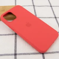 Чехол Silicone Case Full Protective (AA) для Apple iPhone 12 Pro / 12 (6.1") Розовый / Living coral