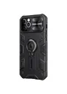 TPU+PC чехол Nillkin CamShield Armor (шторка на камеру) для Apple iPhone 12 Pro / 12 (6.1")  Черный