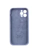Чехол Silicone Case Full Camera Protective (AA) для Apple iPhone 12 Pro (6.1") Серый / Lavender Gray