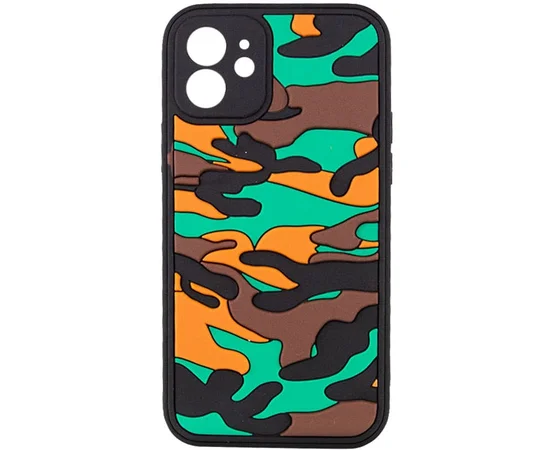Чехол TPU+PC Army Collection для Apple iPhone 12 (6.1") Коричневый