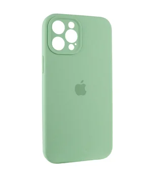 Чохол Silicone Case Full Camera Protective (AA) Apple iPhone 12 Pro (6.1") Зелений / Pistachio
