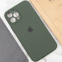 Чохол Silicone Case Full Camera Protective (AA) для Apple iPhone 12 Pro (6.1 ") Зелений / Cyprus Green
