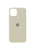Чехол Silicone Case Full Protective (AA) для Apple iPhone 12 Pro / 12 (6.1") Бежевый / Antigue White