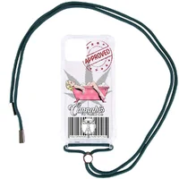 Чохол TPU Crossbody Street Style для Apple iPhone 12 Pro / 12 (6.1 ") Merlin / Зелений / Forest green