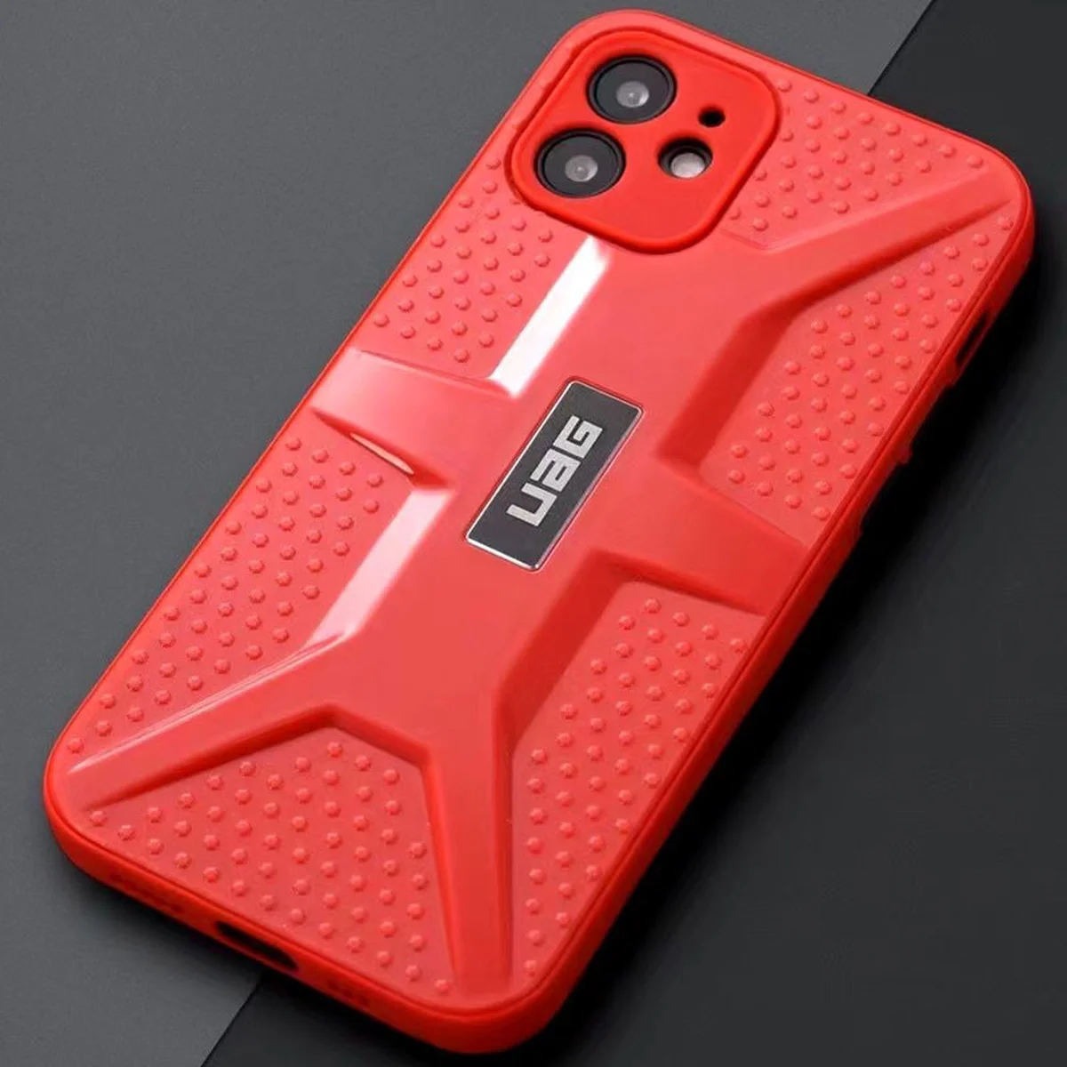 Чохол TPU + PC UAG для Apple iPhone 12 (6.1 ") Червоний