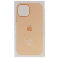 Чохол Silicone case (AAA) full with Magsafe and Animation для Apple iPhone 12 Pro / 12 (6.1") Помаранчевий / Cantaloupe