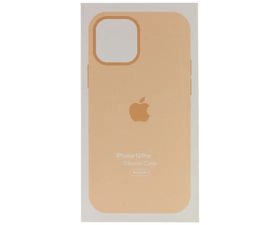 Чехол Silicone case (AAA) full with Magsafe and Animation для Apple iPhone 12 Pro / 12 (6.1") Оранжевый / Cantaloupe